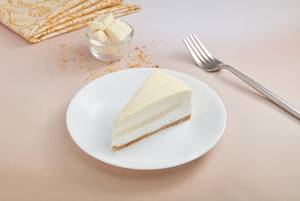 White Chocolate Cheesecake Slice