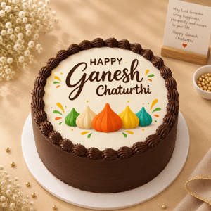 Bappa's Blessings Poster Cake (500 Gm)
