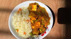 Matar Paneer + Matar Pulao