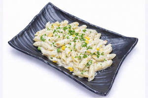 White Sauce Pasta Jain