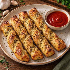 Garlic Bread Twisties