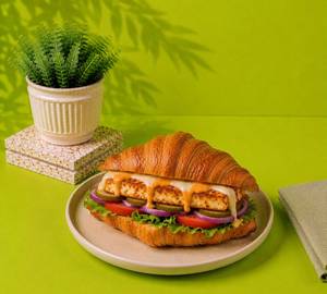 Crispy Paneer Croissant Sando
