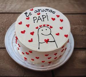 Cartoon Pineapple Custom Cake