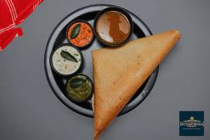 Jain Cheese Masala Dosa