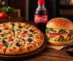 Farmhouse + Burger + Coke