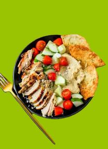 Hummus Chicken Platter