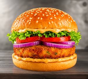 Aloo tikki full  cheese burger burger