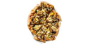 Mushroom And Corn Pizza