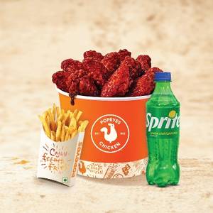 12pc Boneless Wings, Fries & Sprite Meal