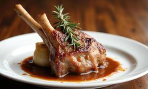 Lamb Chops With Brown Sauce