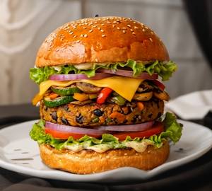 Aloo patty burger