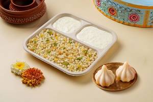 Sabudana Khichadi, Curd & Ukadiche Modak Combo
