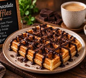 Dark Chocolate Waffles