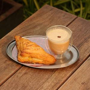 Timeless Treat - South Indian Cold Coffee & Mushroom Puff