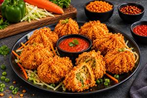 Kurkure Veg momos [12 pieces]
