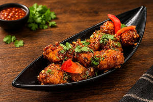 Hot Gralic Stuffed Mushroom