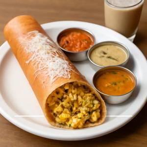 Cheese Paneer Masala Dosa