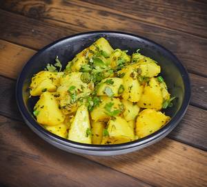 Dry potato sabzi