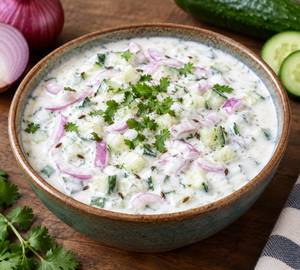 Onion Cucumber Raita