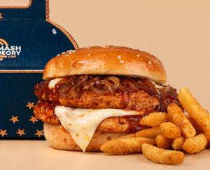 Korean Chicken Smash Burger