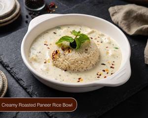 Creamy Roasted Paneer Rice Bowl