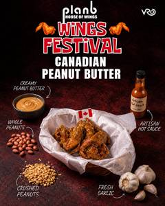 Canadian Peanut Butter Chicken Wings