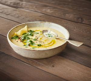 Lemon Coriander Cheese Soup