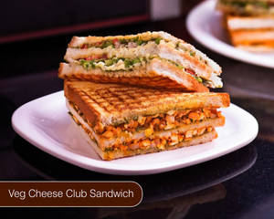 Veg Cheese Club Sandwich