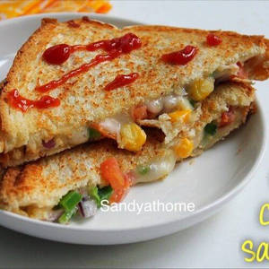 Corn Cheese Sandwich