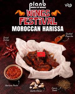 Moroccan Harissa Chicken Wings