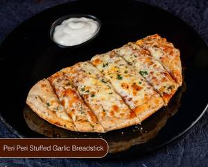 Peri Peri Stuffed Garlic Breadsticks