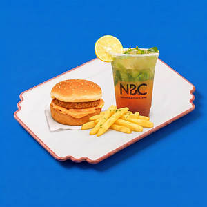 NBC Aloo Tikki Lemon Iced Tea Meal