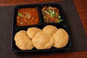 Chole + Mix veg + Poori (5pcs)