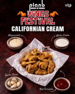 Californian Cream Pepper Chicken Wings