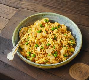 Green peas fried rice