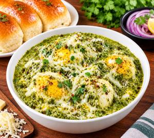 Cheesy Egg Green Malai