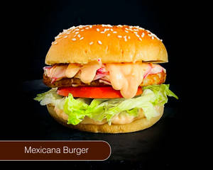 Paneer Makhani Burger (mexican Patty)