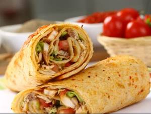 Double Egg Crispy Chicken Wrap (2 Pcs)
