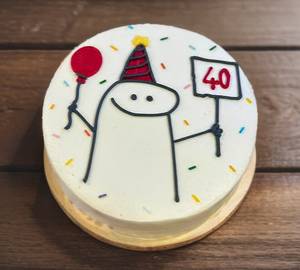 Customize White Forest Cartoon Cake