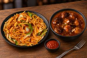 Munchurian  Noodle Bowl