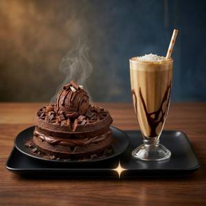 Belgian Waffle + Cold Coffee