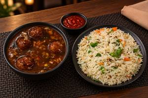Munchurian Fried Rice Bowl