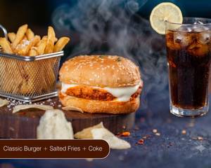 Classic Burger + Salted Fries + Coke