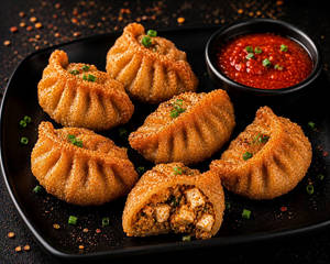 Fried Paneer Momos