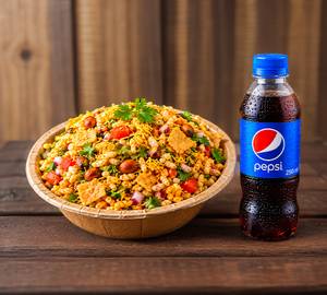 Street Style Bhel Bowl + Chilled Pepsi