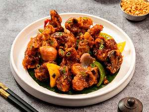 Chilli Mushroom Dry