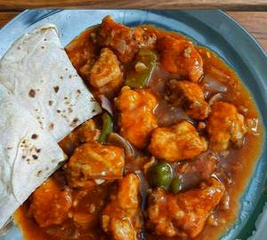 4 Roti With Chicken Manchurian