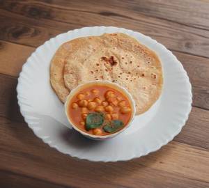 Roti, Chana Masala Thali