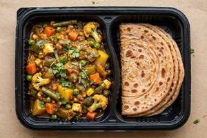 [2] rawal roti with mix veg