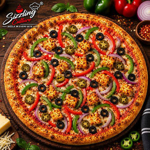 Paneer Chat Pizza
